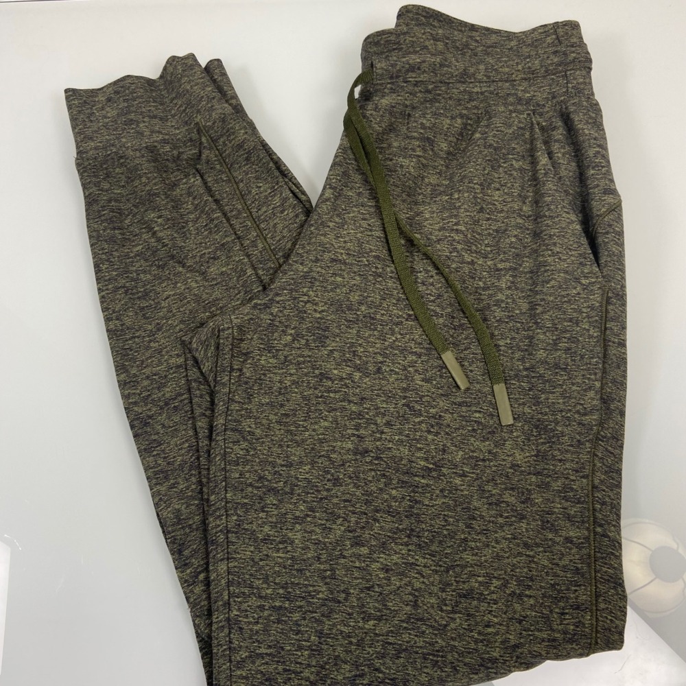 Lululemon Women's Size 8 Reay to Rulu Jogger Olive Green Heathered Lounge‎ Pants